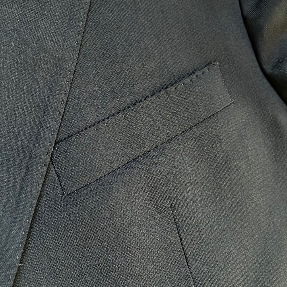 Versace Collection Black Wool Blazer Jacket - image 3